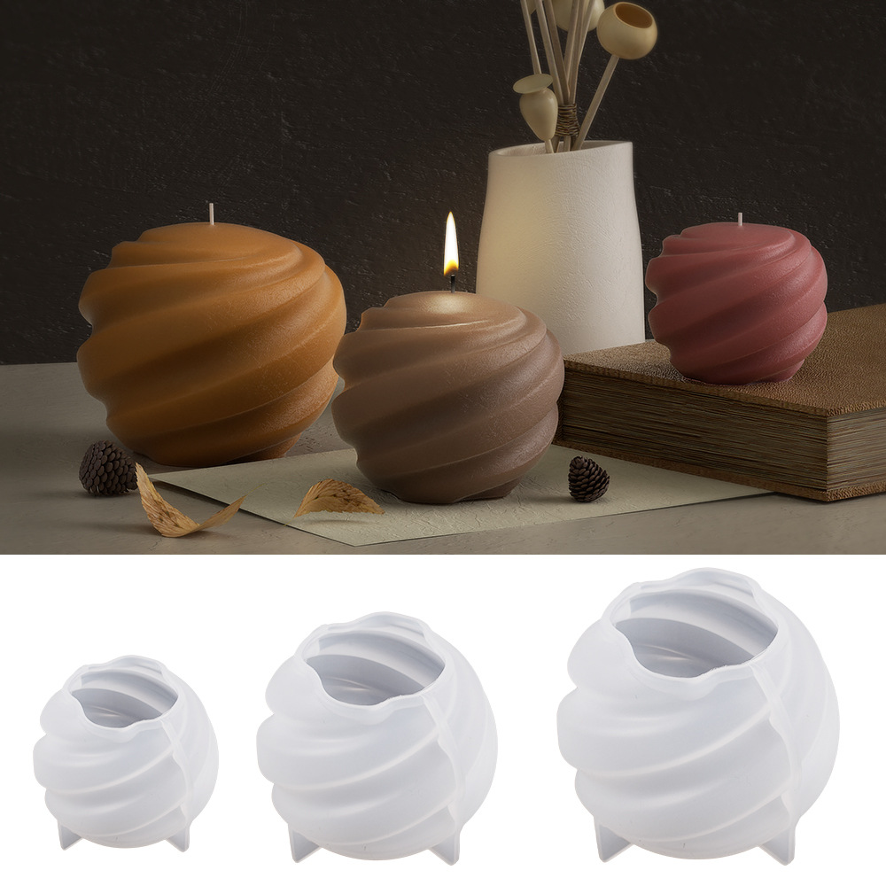 Soap Making Recipes - Rotating Planet Silicone Candle Mold 3D