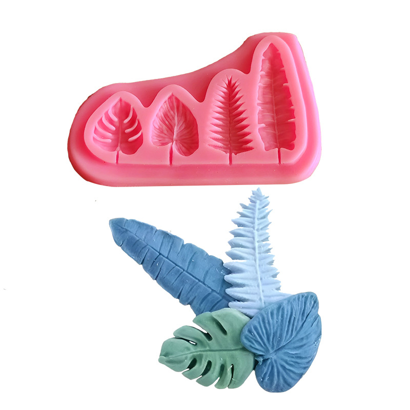 Soap Making Tools - Palm Leaves And Turtle Leaf Silicone