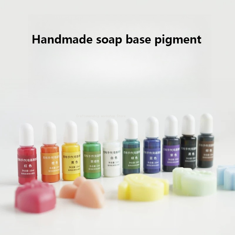 Soap Making Base - Handmade Soap Base Pigment 10 Color