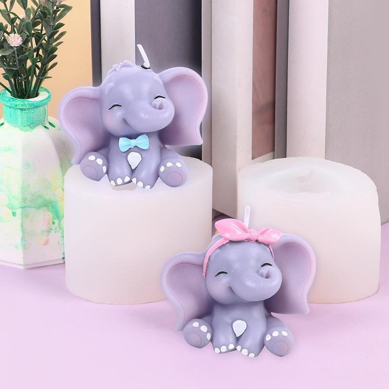 Cute 3D Elephant Silicone Cand - Soap Making Material review and price