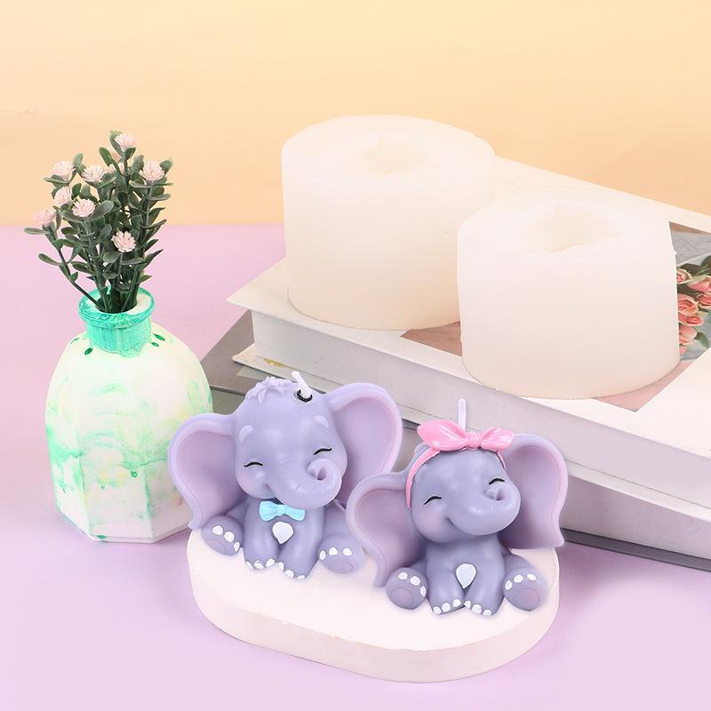 Cute 3D Elephant Silicone Cand - Soap Making Material review and price