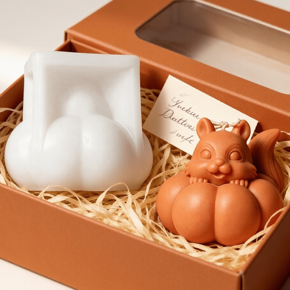 Squirrel Pumpkin Silicone Cand - Soap Making Friends review and price