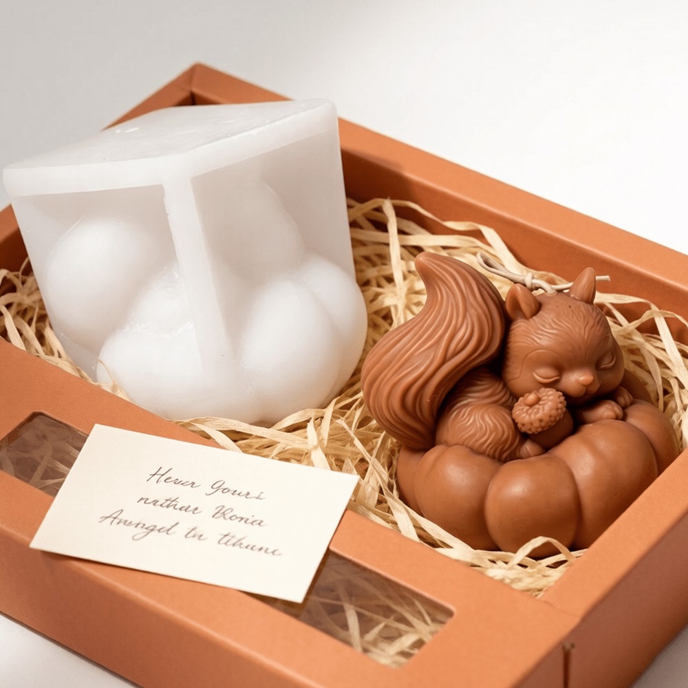 Squirrel Pumpkin Silicone Cand - Soap Making Friends review and price