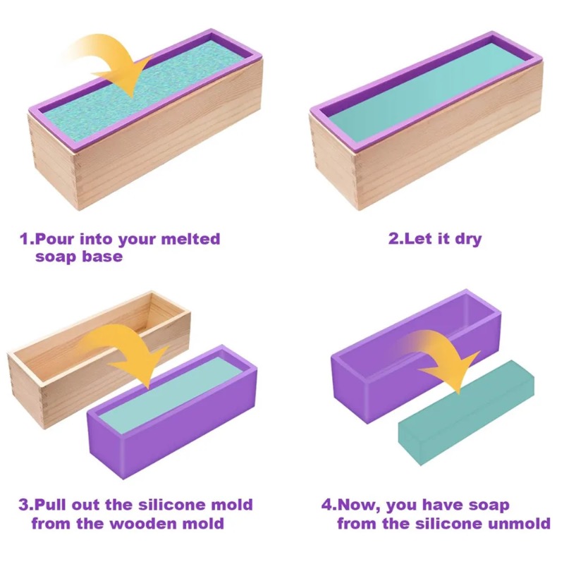 Flexible Silicone Soap Mold Re - Soap Making Recipes review and price