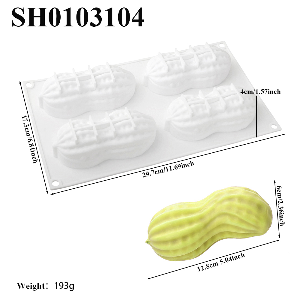 4-Cell Peanut Design Food Grad - Soap Making Recipes review and price
