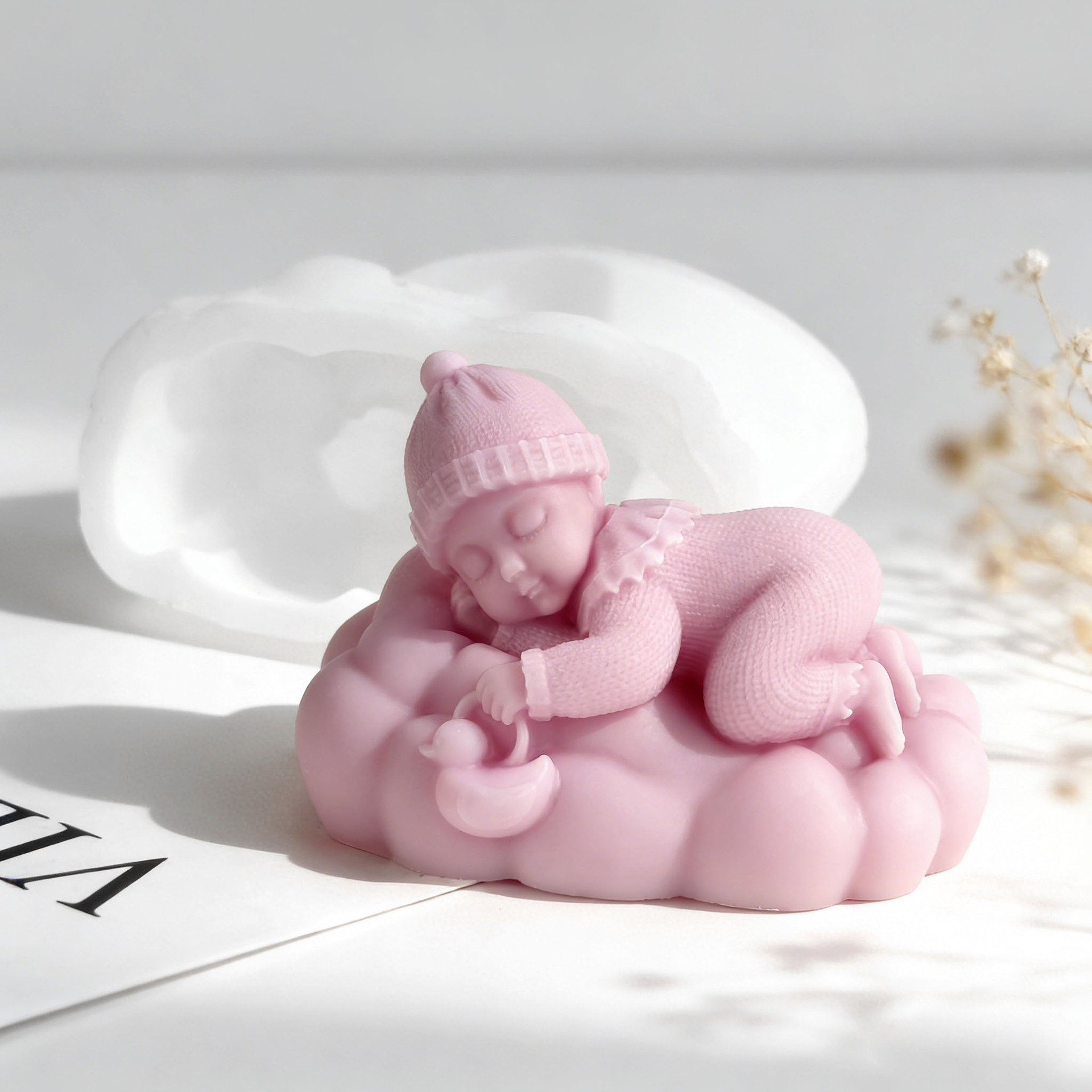 DIY Sleeping Baby Silicone Can - Soap Making Recipes review and price