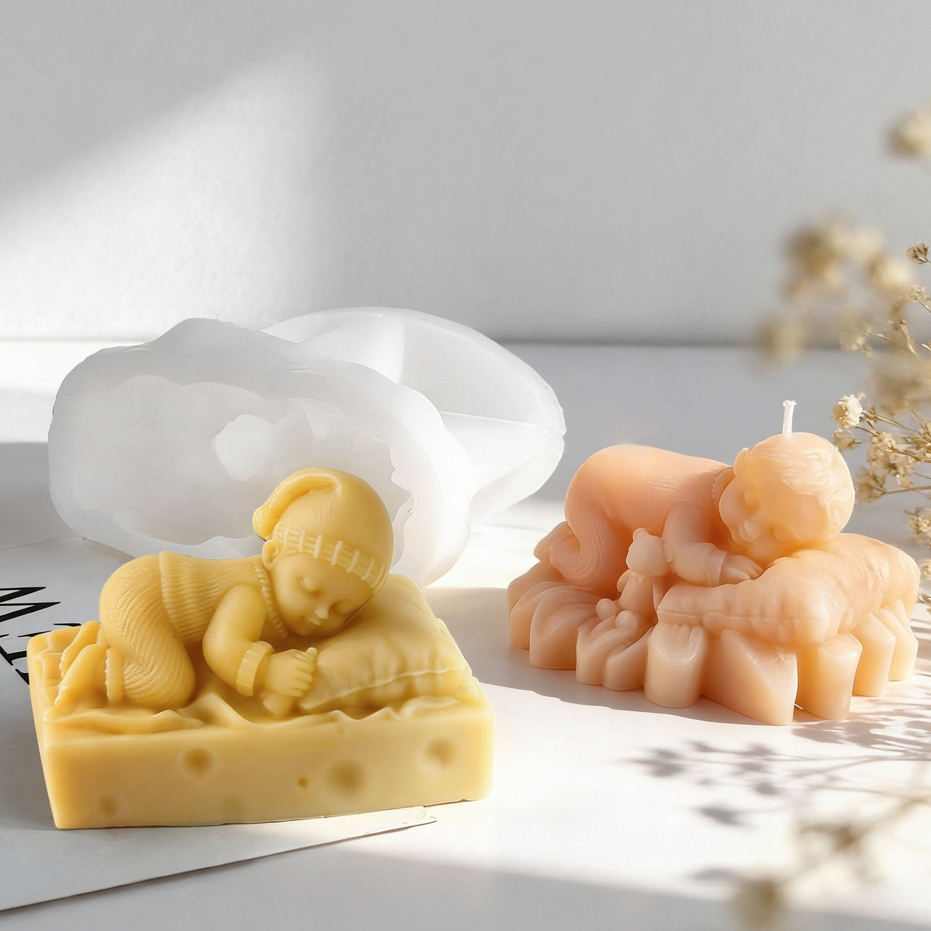 DIY Sleeping Baby Silicone Can - Soap Making Recipes review and price