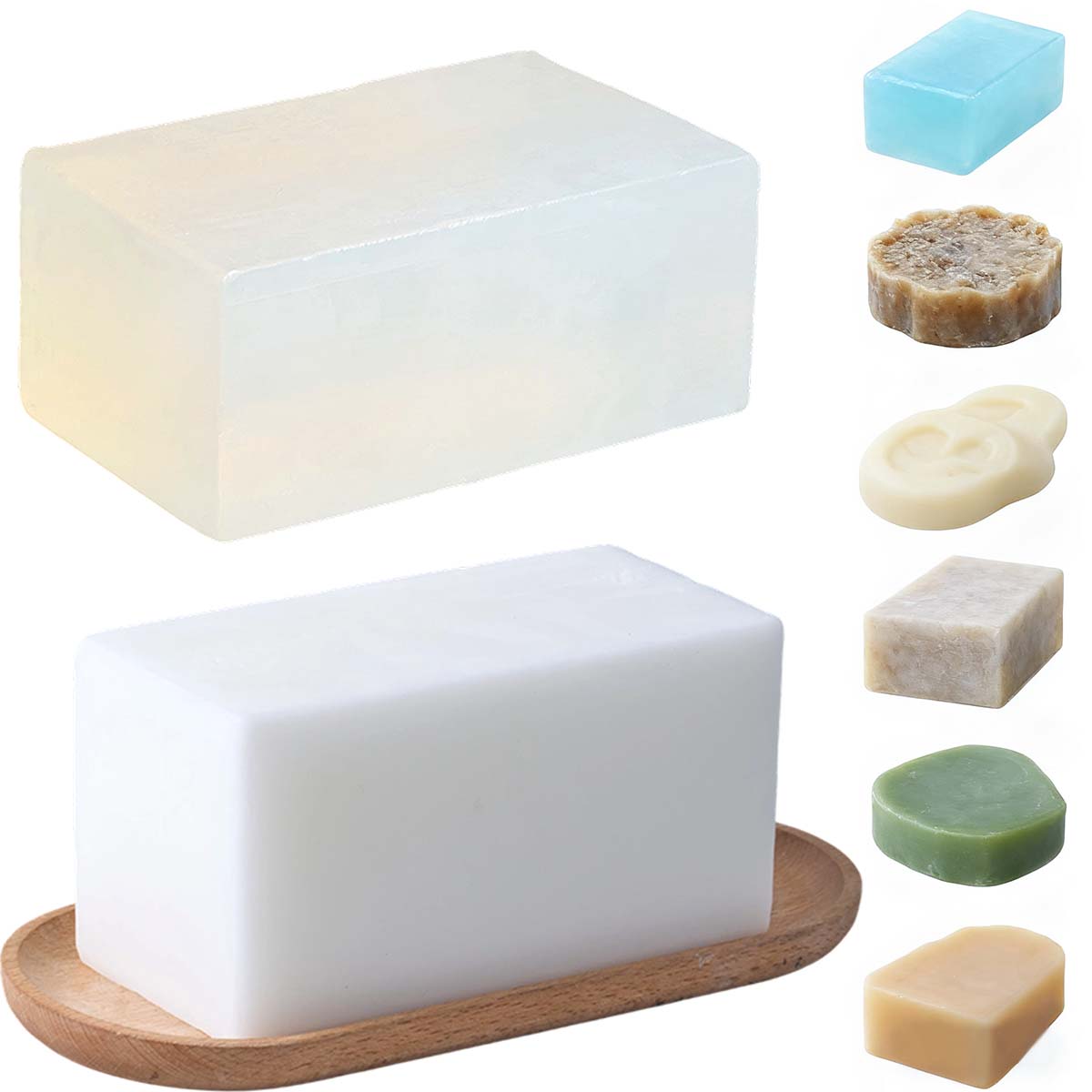 1000g Clear White Soap Base DI - Soap Making Base review and price