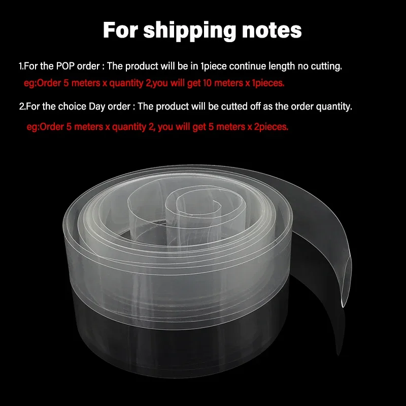 7~ 155mm Transparent PVC Heat  - Shrink Wrap Pvc review and price