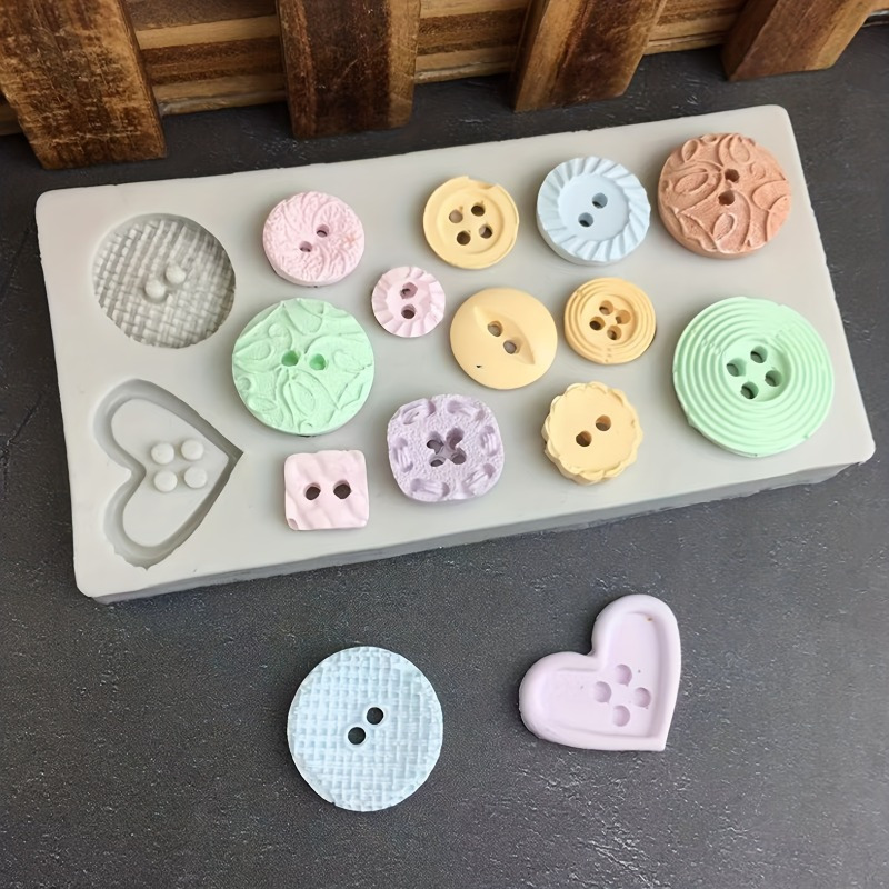 Buttons Shape Silicone Mold Si - Soap Making Tools review and price
