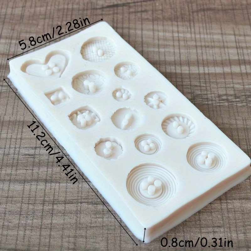 Buttons Shape Silicone Mold Si - Soap Making Tools review and price