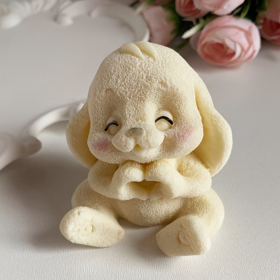 1pc Adorable Rabbit Resin Sili - Soap Making Material review and price