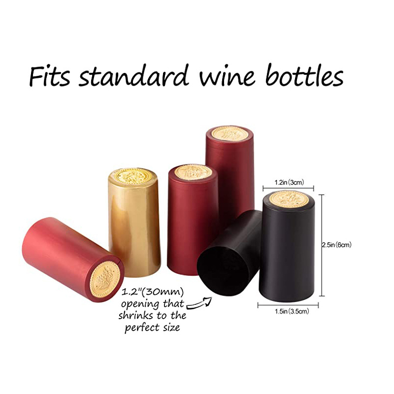 PVC Heat Shrink Capsules Wine  - Shrink Wrap Pvc review and price