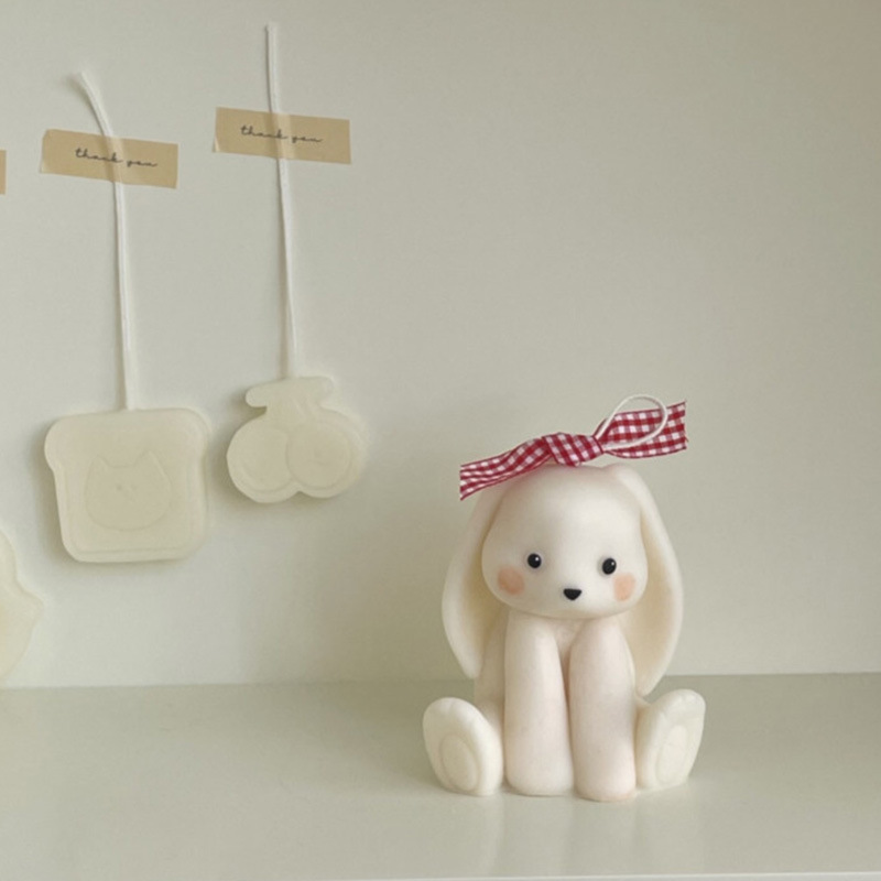 Sitting Rabbit Silicone Candle - Soap Making Gifts review and price