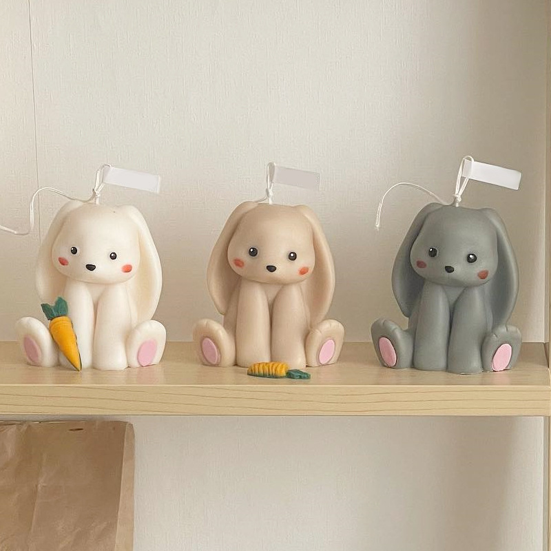Sitting Rabbit Silicone Candle - Soap Making Gifts review and price