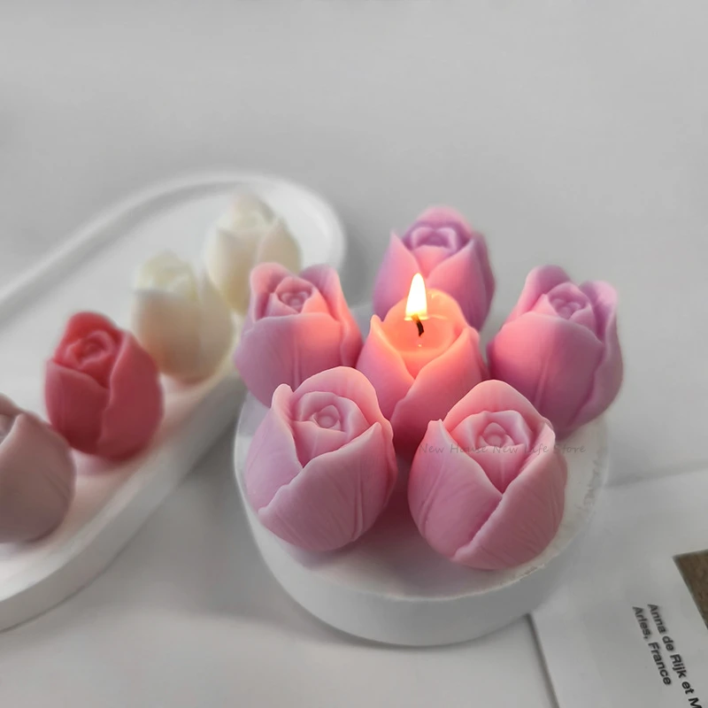 3D Tulip Candle Mold Handmade  - Soap Making Recipes review and price