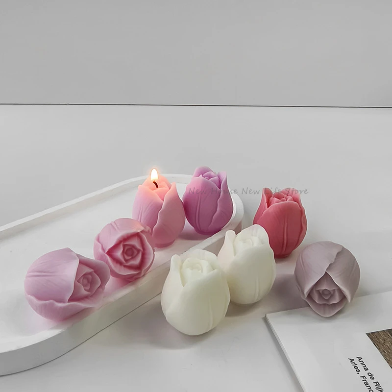 3D Tulip Candle Mold Handmade  - Soap Making Recipes review and price