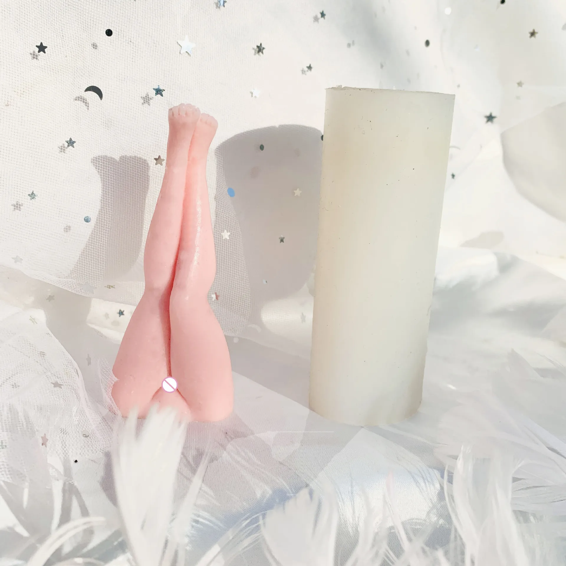 DIY Woman 3D Sexy Legs Candle  - Soap Making Gifts review and price