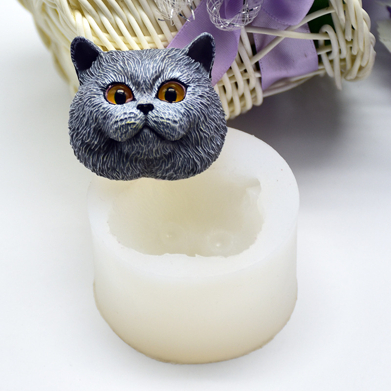 Silicone Mold Short-haired Cat - Soap Making Tools review and price