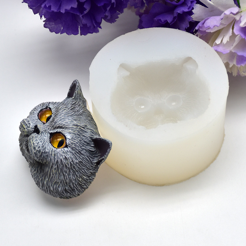 Silicone Mold Short-haired Cat - Soap Making Tools review and price
