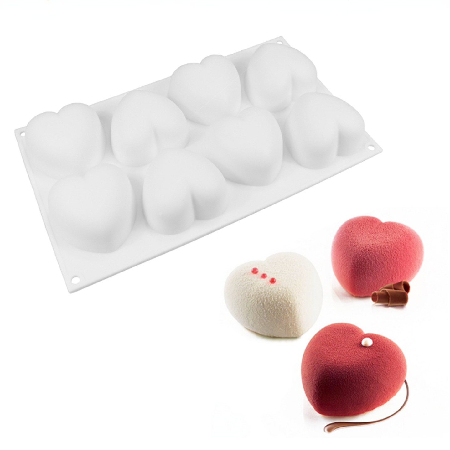 Love Heart Silicone Soap Mold  - Soap Making Tools review and price
