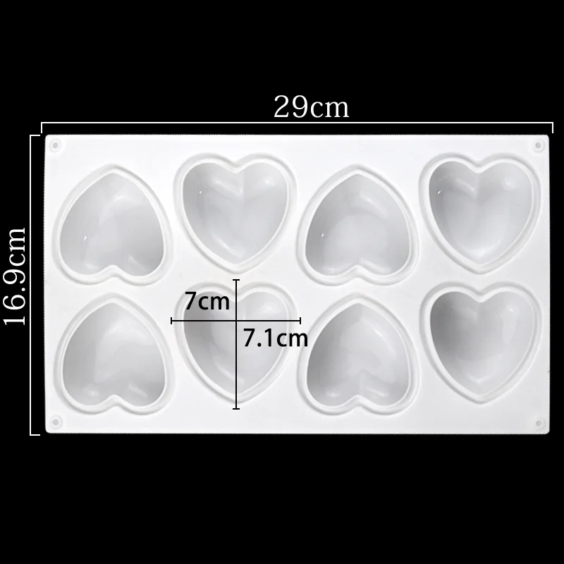 Love Heart Silicone Soap Mold  - Soap Making Tools review and price