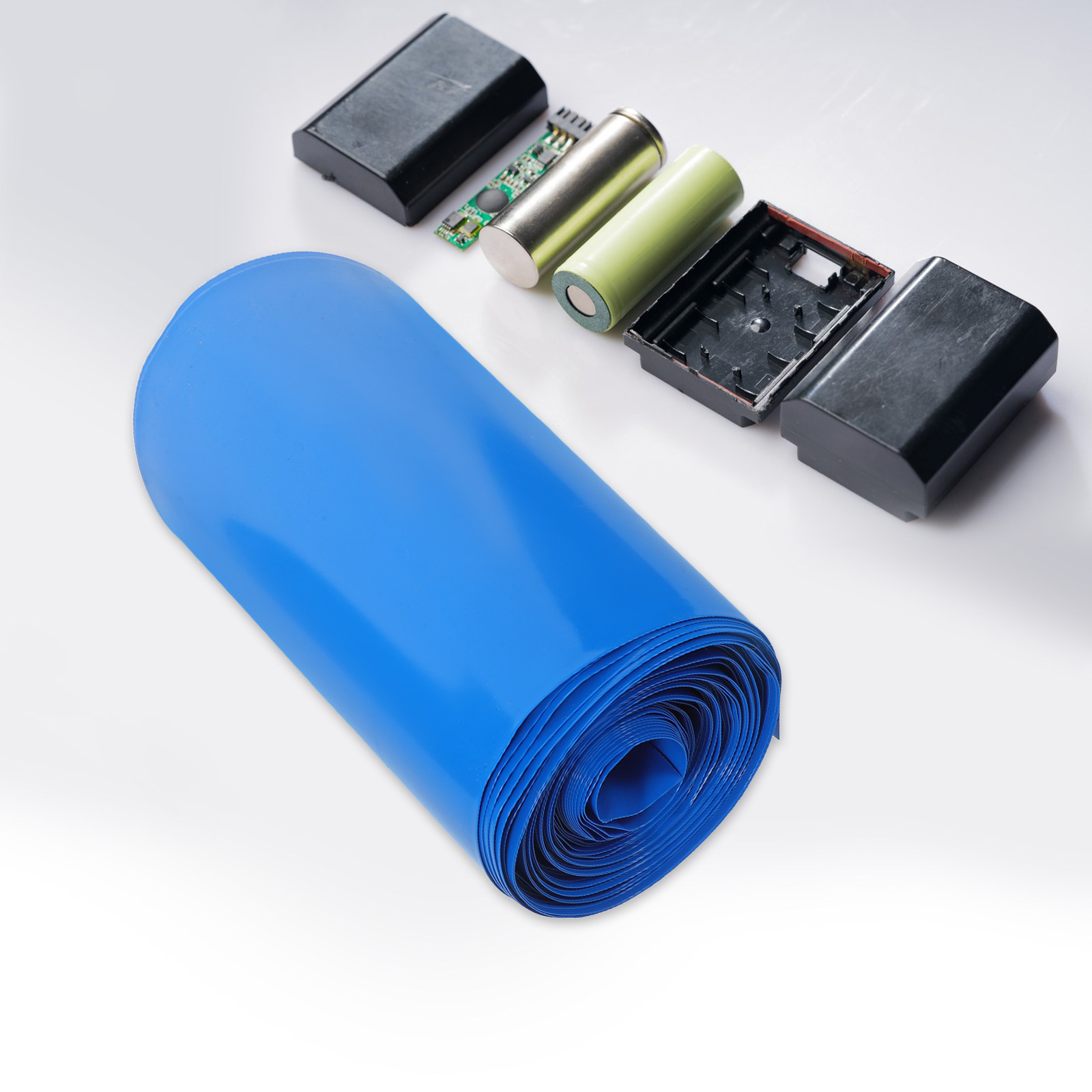 1 Roll Blue Heat Shrink Tubing - Shrink Wrap Pvc review and price
