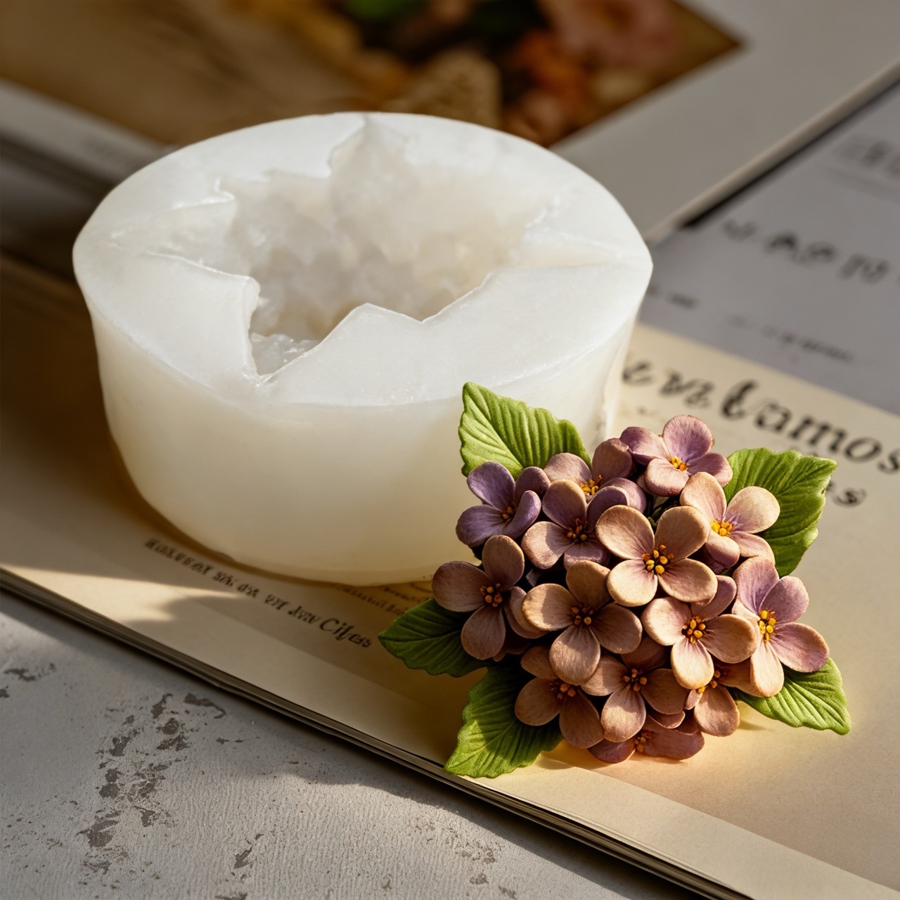 2-Piece 3D Rose and Lilac Sili - Soap Making Recipes review and price