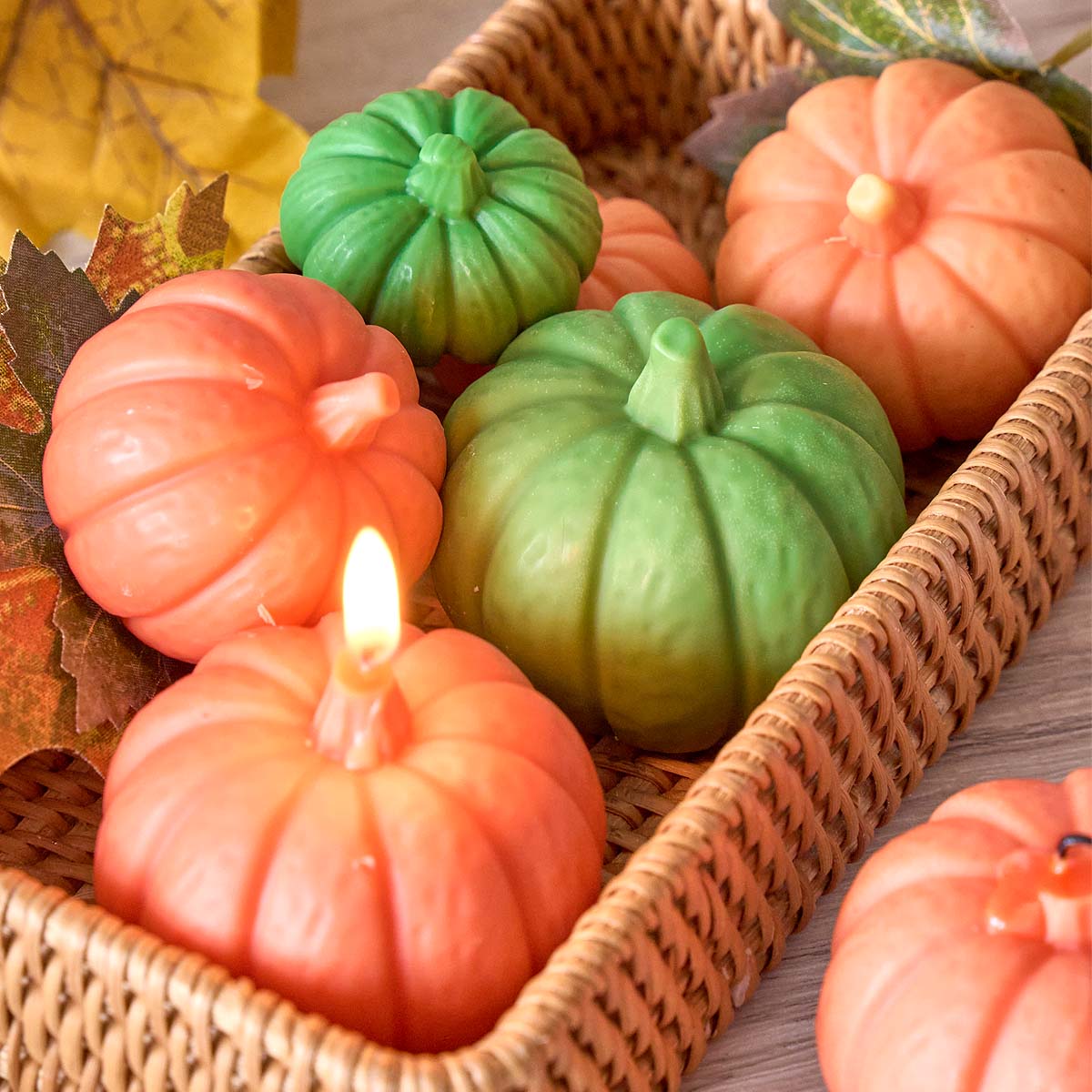 Halloween Pumpkin Candle Silic - Soap Making Gifts review and price