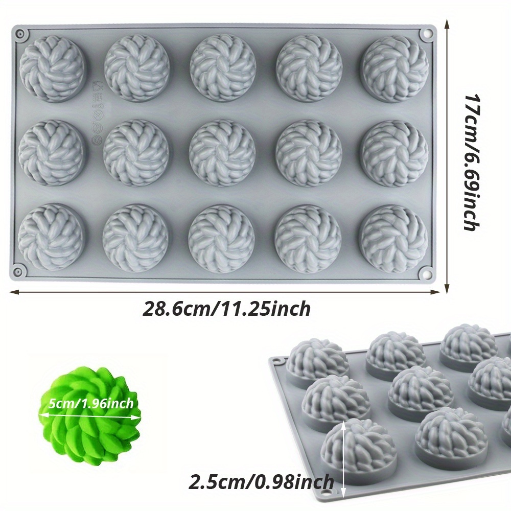 1Pc Cake Mold Santa Ana Floral - Soap Making Recipes review and price