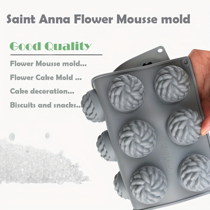 1Pc Cake Mold Santa Ana Floral - Soap Making Recipes review and price