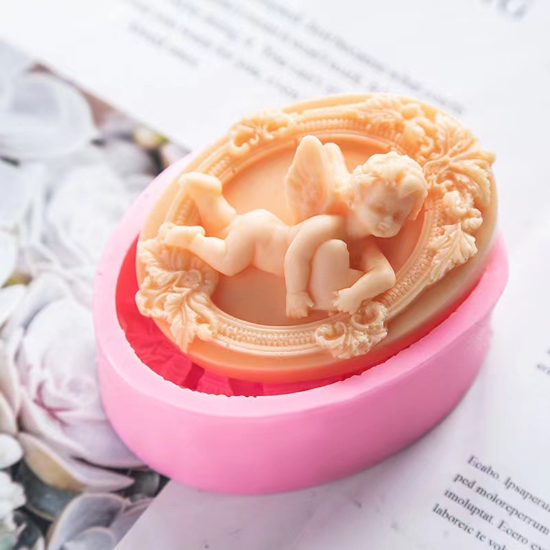 3D Angel Kids Shaped Silicone  - Soap Making Gifts review and price