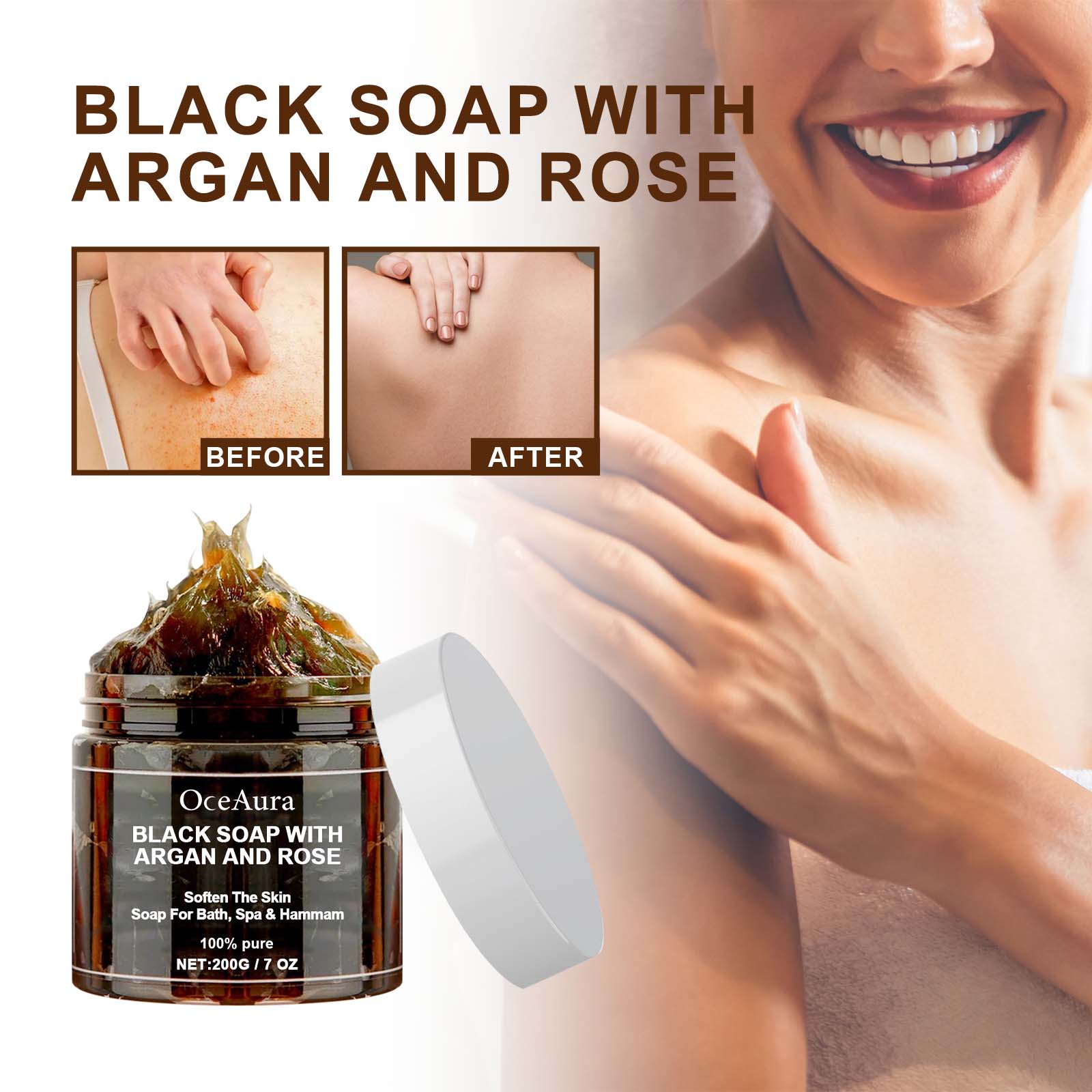 OCEAURA Black Soap With Argan  - Soap Making Fragrance Oil review and price
