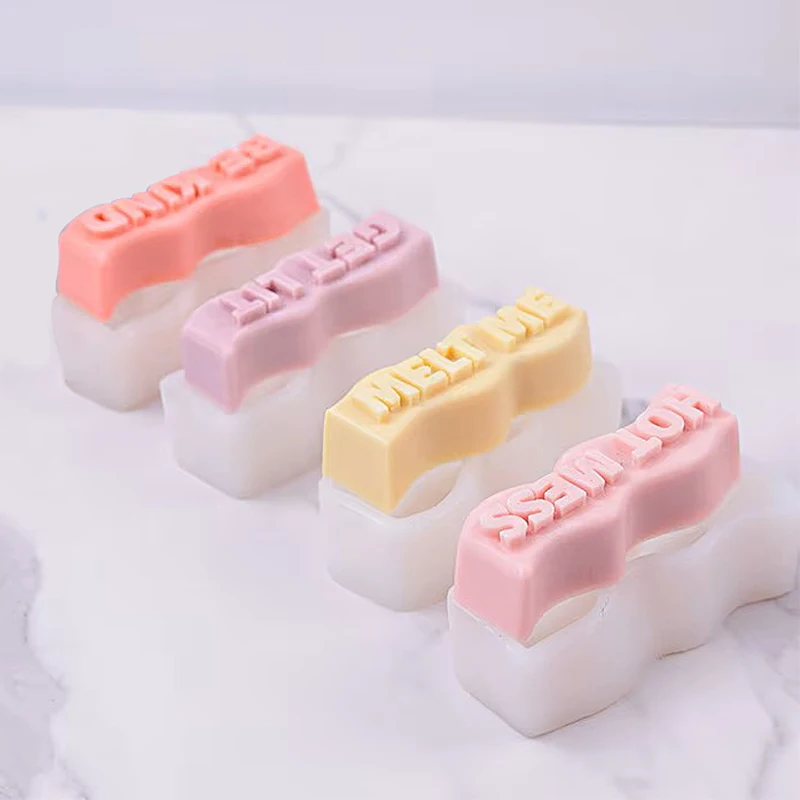 Wave Letter Slogan Candle Sili - Soap Making Recipes review and price
