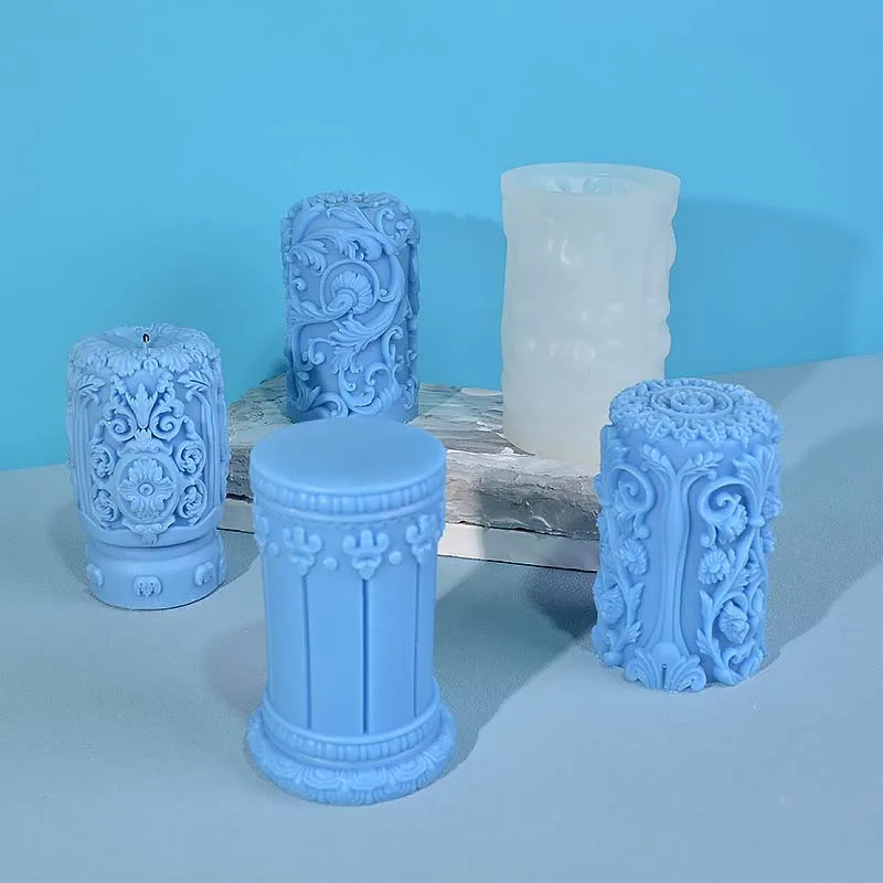 Carved Roman Column Candle Sil - Soap Making Recipes review and price