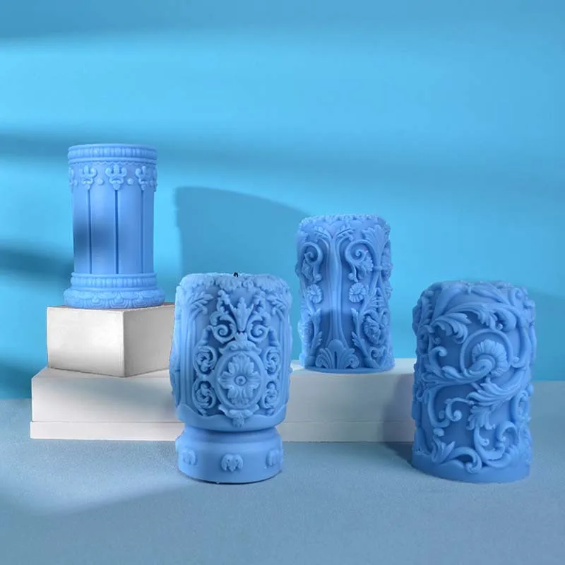 Carved Roman Column Candle Sil - Soap Making Recipes review and price