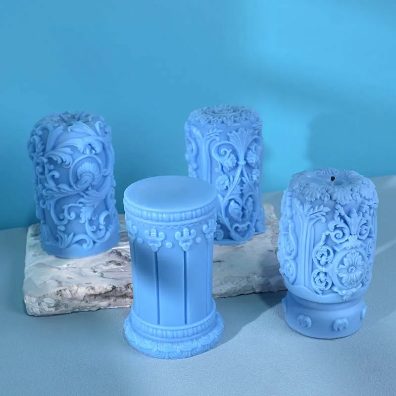 Carved Roman Column Candle Sil - Soap Making Recipes review and price