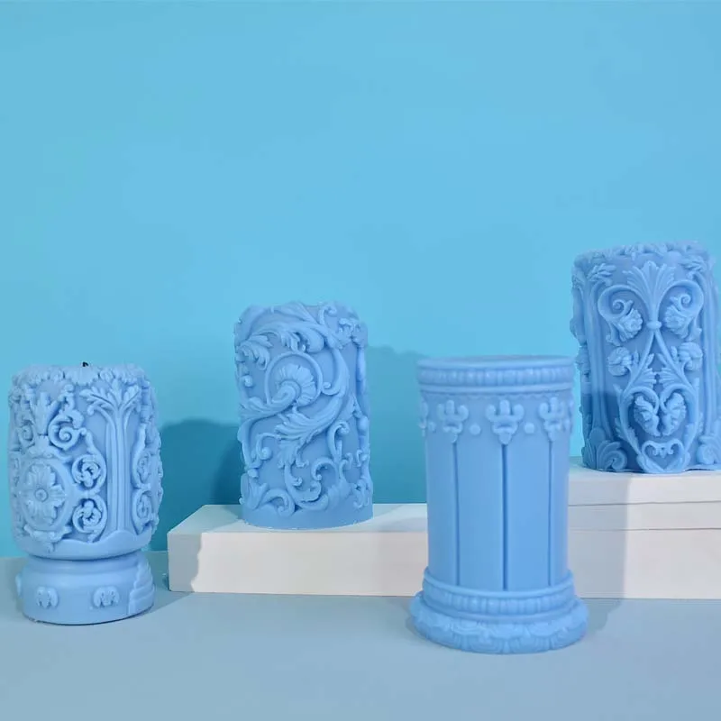 Carved Roman Column Candle Sil - Soap Making Recipes review and price