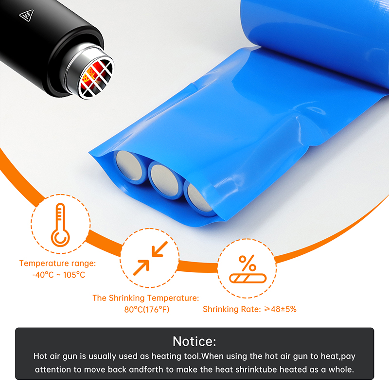 1/5m PVC Heat Shrink Tube Blue - Shrink Wrap Pvc review and price